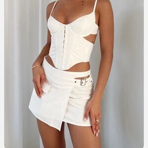 White Fox Boutique Chosen One Mini Skirt